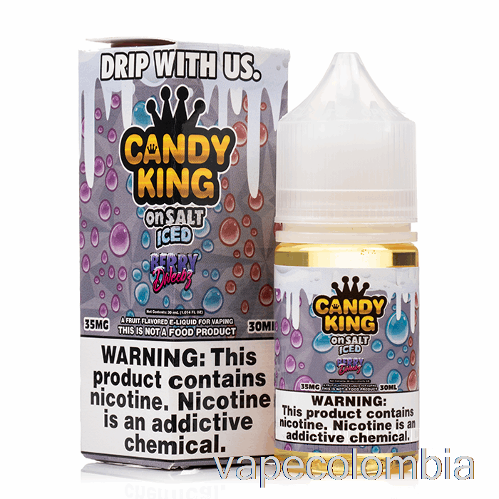 Kit De Vapeo Completo Iced Berry Dweebz - Candy King On Salt - 30ml 35mg